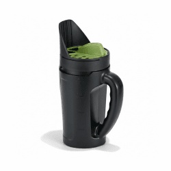 Relaxdays Handstreuer, für 2,5 l Streugut, 3-stufig einstellbare Streumenge 6–30 mm, Saat, Dünger & Salz, schwarz/grün Angebot bei HelloDeals