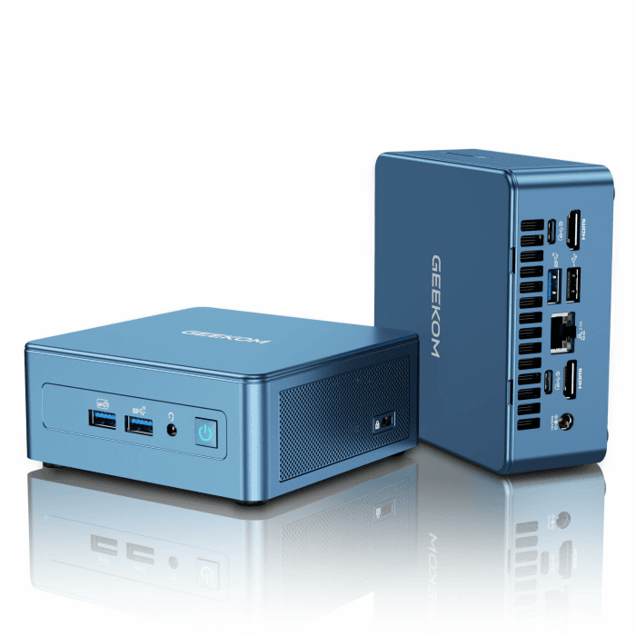 GEEKOM Mini PC IT12 mit Intel i5-12450H(3-Jahren-Garantie), 16GB RAM & 512GB SSD(max. 96GB + 4TB) Windows 11 Pro, 8K Quad-Display | 2X USB 4.0 | SD-Kartensteckplatz, für Business/Büro i5-12450H (16GB+512GB) Angebot bei HelloDeals