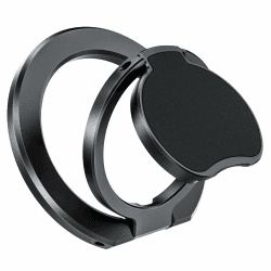 Handy Ring Halterung für MagSafe, Handy-Ringhalter Magnetischer Handy-Griffständer mit Beidseitigem Magnetischem Kompatibel mit iPhone 17/16/15/14/13/12 Pro/Samsung Galaxy für MagSafe-Zubehör schwarzes Angebot bei HelloDeals