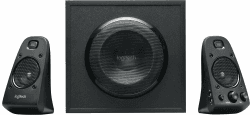 Logitech 980-000403 Lautsprechersystem mit Subwoofer, THX Audio zertifiziert, 400 Watt Spitzenleistung, starke Bässe, Multi-Geräte PC / PS4 / Xbox / TV / Handy / Tablet, Schwarz, 3,5 mm Eingänge Angebot bei HelloDeals