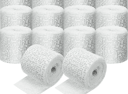 Babybauch Gipsbinden 10er Set - 5cm x 3m Gipsbinden Babybauch Schwanger Geschenk Gips Binden Abdruck Verband Gipsabdruck Gipsbinde Baby Bauch Basteln Modellbau schnelltrocknend Angebot bei HelloDeals