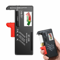 Batterietester, Batterietester Für Alle Batterien Batterie Tester Haushalt Alle Batterien AA, AAA, C, D, 9v & 1.5v Knopfzellen – Akku Tester & Batterieprüfgerät Ohne Strom Angebot bei HelloDeals