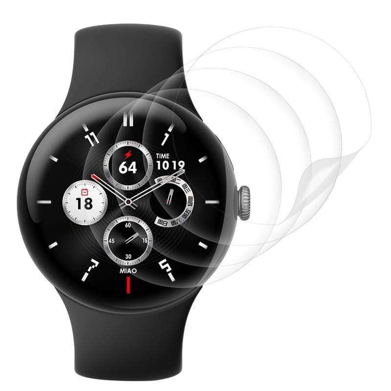 4 Stück für Google Pixel Watch 4 45mm Schutzfolie, Weich TPU Folie für Google Pixel Watch 4 45mm Displaschutz, Blasenfreie, Weich HD Klar Displayfolie, Volle Abdeckung, Anti-Staub Screen Protector RT-Google Pixel Watch 4 45mm Angebot bei HelloDeals