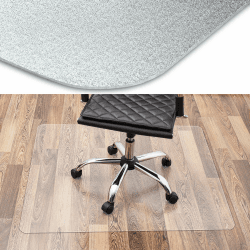 Floordirekt PRO - Bürostuhl Unterlage - transparente Bodenschutzmatte für Hartböden - Bodenmatte, Bodenschutz, Unterlegmatte (75 x 120 cm) 75 cm x 120 cm Angebot bei HelloDeals