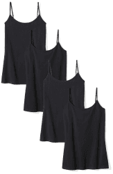 Amazon Essentials Damen Spaghetti Top Tank Basic Unterhemd M Schwarz Angebot bei HelloDeals