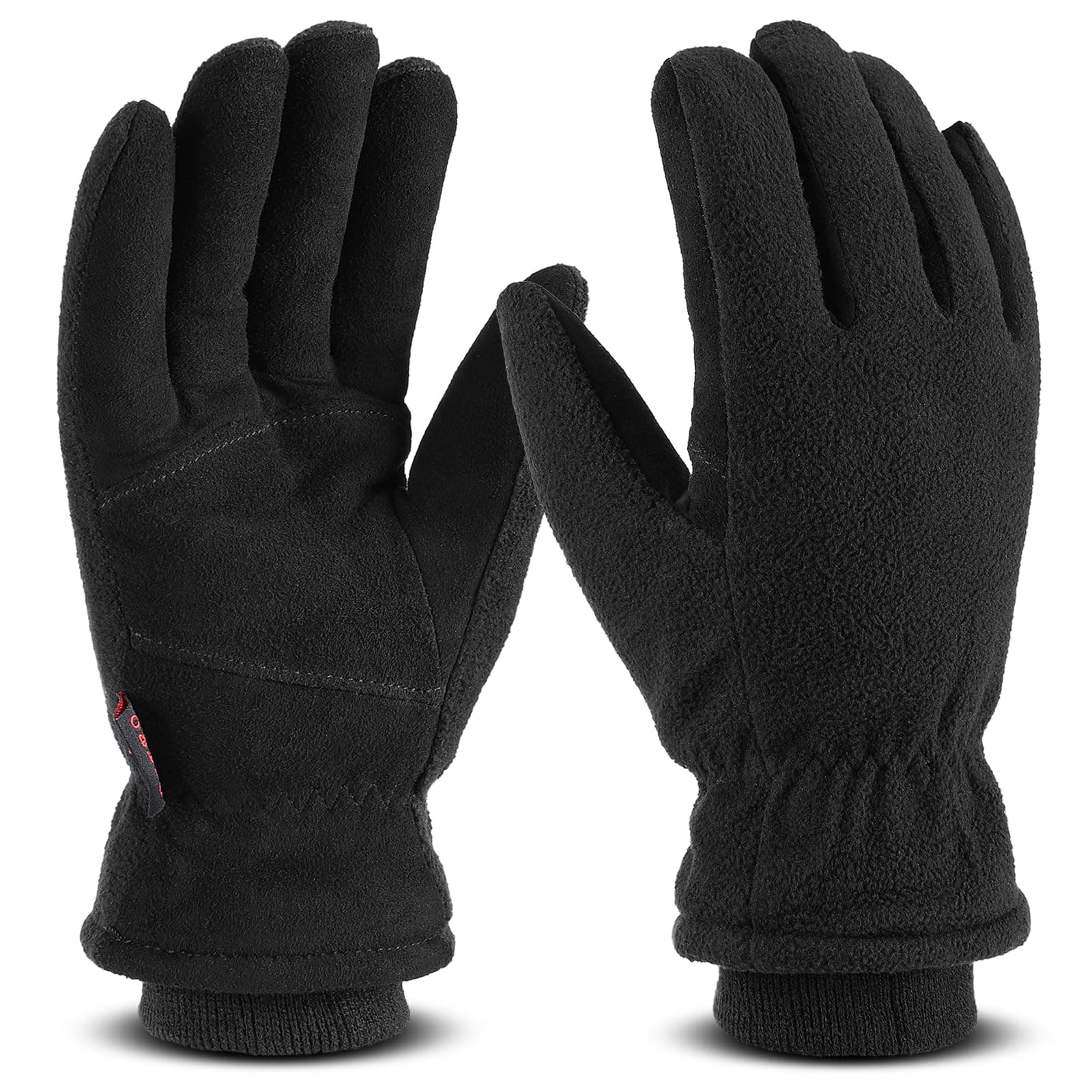 OZERO Winterhandschuhe Thermo Winter Skihandschuhe Fahrradhandschuhe Laufhandschuhe Motorradhandschuhe Handschuhe Herren & Damen XL Schwarz Angebot bei HelloDeals