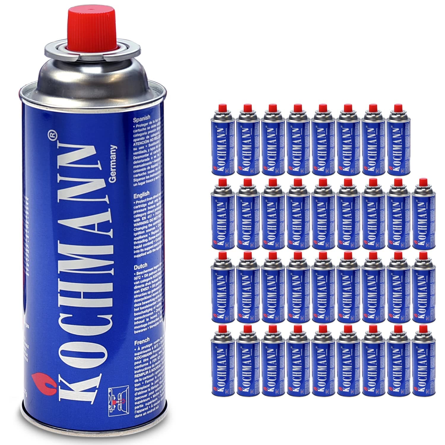 Kochmann 28 x Gaskartuschen 227g. Premium 1a Gas Kartusche für Gaskocher Campingkocher Angebot bei HelloDeals