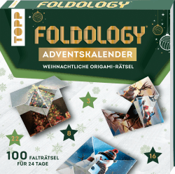 Foldology – Der Origami-Rätsel-Adventskalender. Mehrere einzigartige Falträtsel für jeden Tag im Advent. Der Adventskalender für helle Köpfe und geschickte Hände. Ideal für Jung und Alt Angebot bei HelloDeals