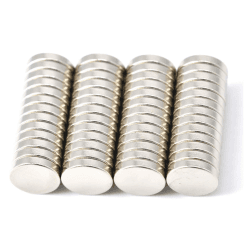 52 Stück Neodym Magnete 10x2mm Mini Magnete Extrem Stark ca. 2 Kilo Haftstärke 10x2 mm 52 piezas silber 52 Angebot bei HelloDeals