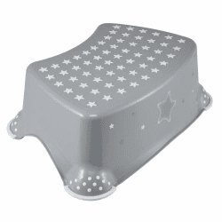 keeeper Stars Tritthocker, Ab ca. 3 bis ca. 14 Jahren, Anti-Rutsch-Funktion, Tomek, Grau Stars Grau Angebot bei HelloDeals