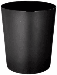 Läufer 26516 Papierkorb Allrounder 13 Liter, schwarz, runder Mülleimer, stabiler Kunststoff, Inhalt 13L, Abfalleimer, auswaschbar Angebot bei HelloDeals