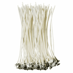 Kerzendochte |50STK|10 cm Natürliche Bio-Baumwolle, vorgewachst mit Soja-Wachs - Langlebig, geruchlos, sauber - Mit PDF-Anleitung zur Kerzenherstellung 10 cm - 50 pieces Angebot bei HelloDeals