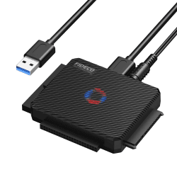 FIDECO USB 3.0 zu SATA und IDE Adapter, Festplatten Konverter für 2,5 und 3,5 Zoll HDD SSD, Externes Festplattenadapter mit 12-V-Netzteil, Fahrerlos Angebot bei HelloDeals
