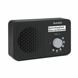 TechniSat Viola 200 - tragbares DAB+/UKW-Radio (mit LCD-Display, Teleskopantenne, Favoritenspeicher, Kopfhöreranschluss, Netz- & Batteriebetrieb, Mono-Lautsprecher, RDS, PLL) schwarz schwarz Mit Favoritenspeicher Angebot bei HelloDeals