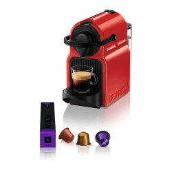 Nespresso Kapselmaschine Inissia XN1005 von Krups, Sehr schnell betriebsbereit, Automatische Abschaltung, Kirschrot XN1005 Kirschrot Angebot bei HelloDeals