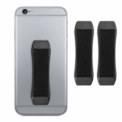 kwmobile Smartphone Fingerhalter 3er Set - Handy Fingerhalterung für bessere Einhandbedienung - 3X Handyhalter Finger Halter - Halterung Schwarz Angebot bei HelloDeals