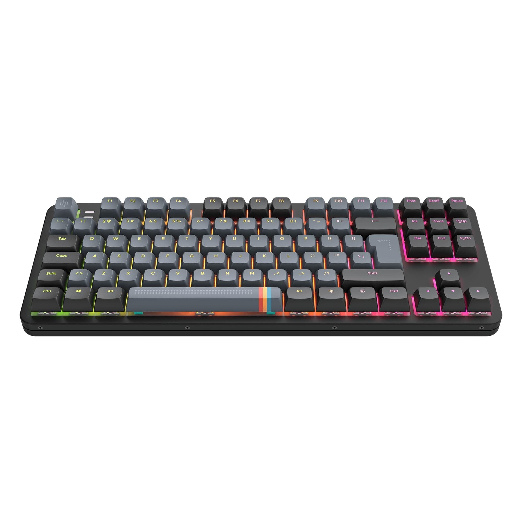 Dark Project ALU87A Midnight Mechanische Gaming-Tastatur | ISO Multi | Hot-Swap | G3MS Zircon Speed-geschmierte Schalter | Gefettete Stabilisatoren | Flex Gasket Mount | Aluminium | TKL 80% | RGB Angebot bei HelloDeals