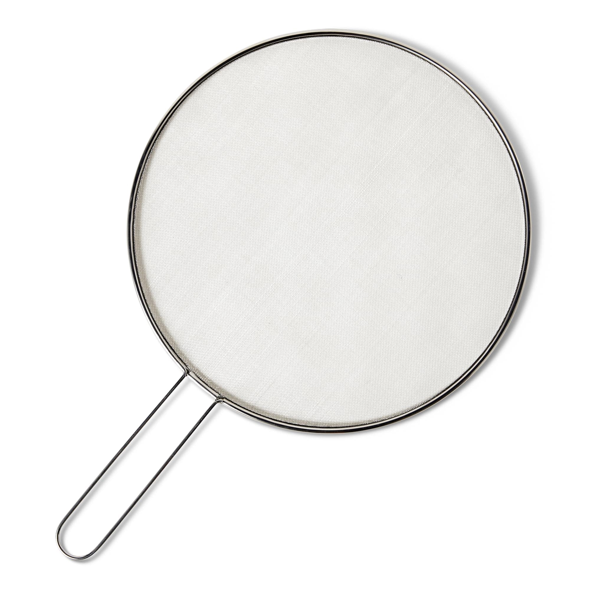Amazon Basics Fettspritzschutz für Bratpfanne, 33cm, Edelstahl, Spülmaschinenfest Angebot bei HelloDeals