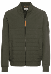 camel active Herren Sweatjacke mit Bomberkragen M Grün Angebot bei HelloDeals