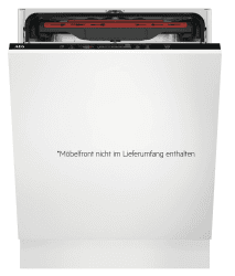 AEG Vollintegrierter Geschirrspüler 60 cm, Spülmaschine Serie 5000: AirDry Kein Nachtrocknen, Energieklasse C, Besteckschublade, personalisierte Zeit-Steuerung, 44 dB, Wasserstopp, 14 MG, FSK64907Z Energiekl. C | Vollintegriert Angebot bei HelloDeals