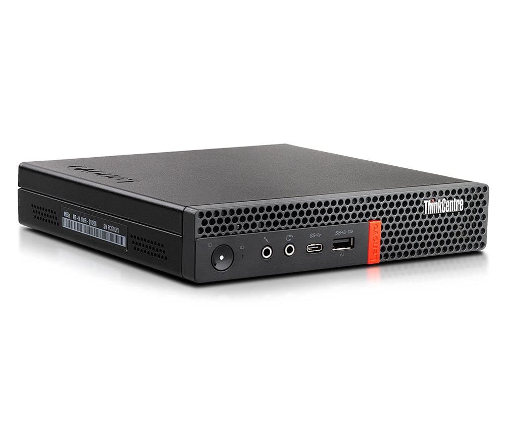 Lenovo ThinkCentre M920q Tiny Intel Six Core i5 8500T 256GB SSD Festplatte 8GB Speicher Windows 11 Pro inkl. W-LAN & Bluetooth Desktop Computer Mini PC (Generalüberholt) Angebot bei HelloDeals