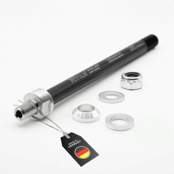 Trailer AxXle | Steckachse für Fahrradanhänger mit Universal-Adapter | Verschiedene Gewinde & Längen | Made in Germany M12x1,0 | 160-172 mm Angebot bei HelloDeals