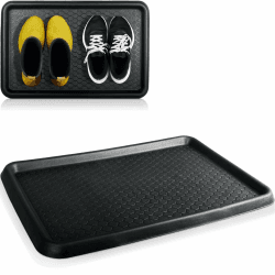 Schuhabtropfschale Schuhmatte 60 x 40 cm aus Kunststoff Schuhwanne Schuhablage mit erhöhtem Rand (1 Stück) 60 x 40 x 2.5 cm Angebot bei HelloDeals