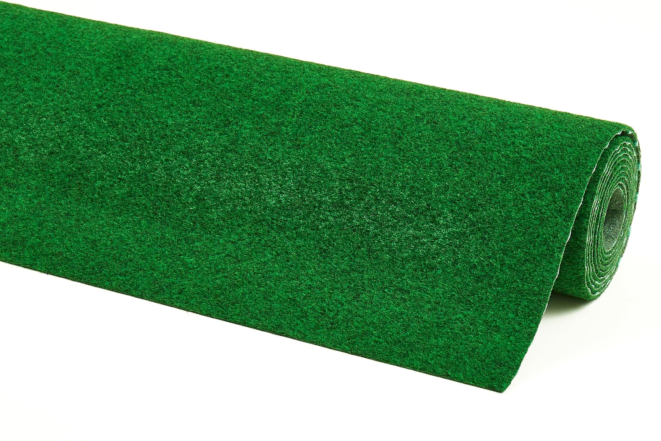 Misento Kunstrasen Outdoor mit Noppen - wetterfest und pflegeleicht - geeignet als Balkon Teppich oder Rasenteppich Outdoor - einfach zu verlegen 100 x 200 cm Grün Grün 100 x 200 cm (Rechteckig) Angebot bei HelloDeals