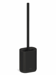 Pure WC Bürste Toilettenbürste matt Silikon Klobürste kompakt antibakteriell Bürstengarnitur schwarz Midnight Black Angebot bei HelloDeals