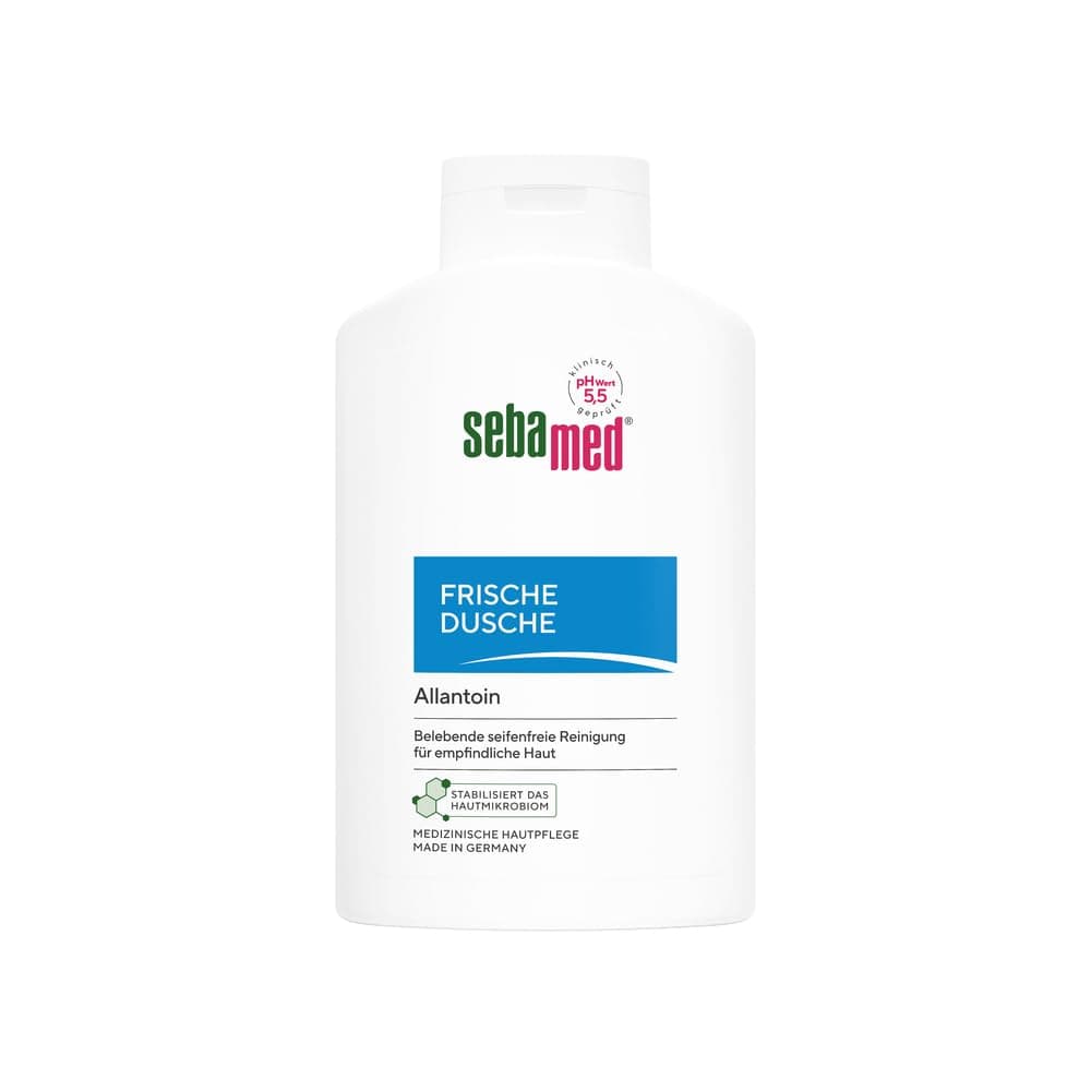 SEBAMED Frische Dusche 400 ml, Duschgel für empfindliche und strapazierte Haut, langanhaltendes Frischegefühl, versorgt die Haut mit Feuchtigkeit durch Aminosäuren und Allantoin, für Männer und Frauen Angebot bei HelloDeals