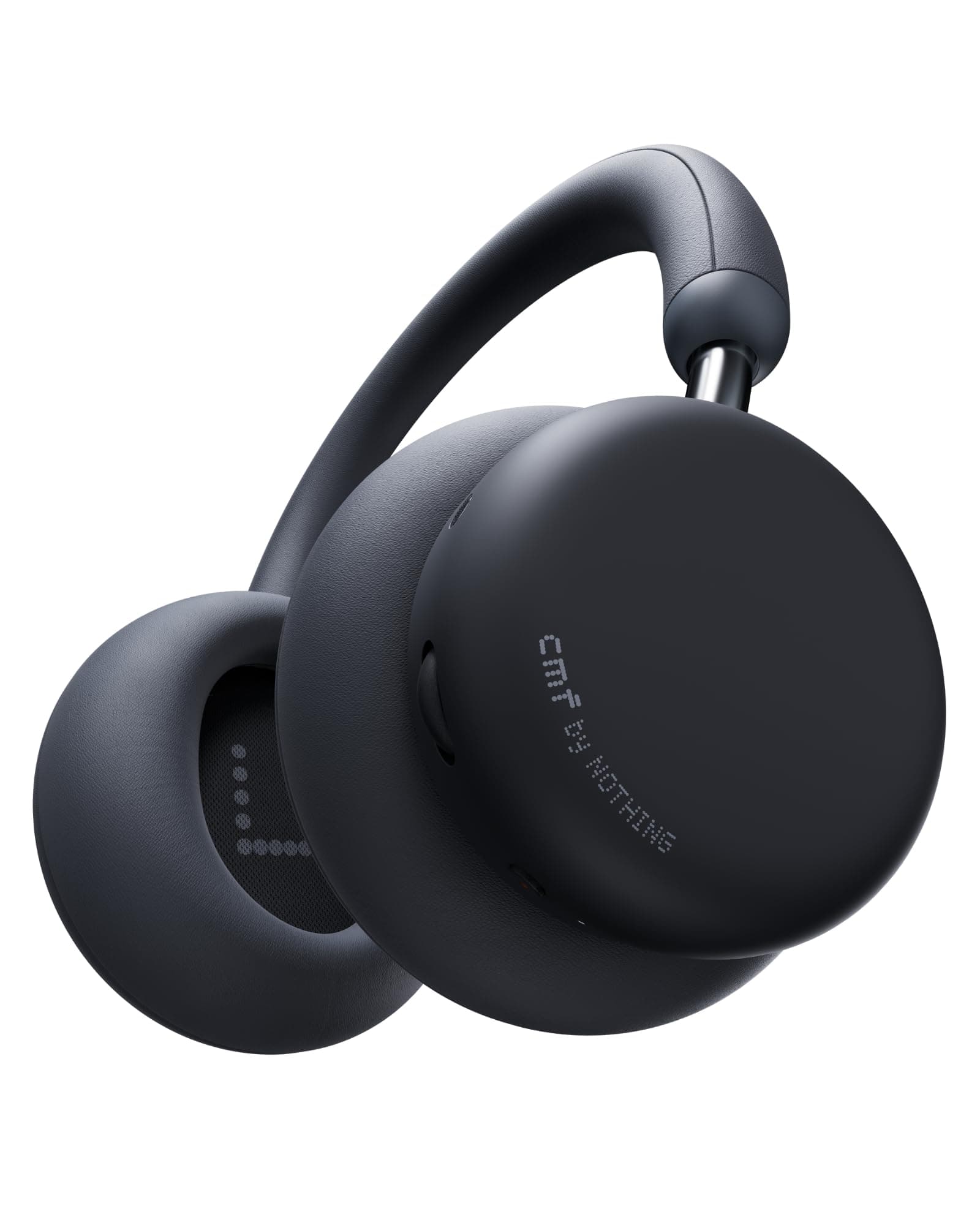 CMF Headphone Pro - Over-Ear Bluetooth Kopfhörer – Bis zu 100h Akku, Hi-Res mit LDAC, Räumlicher Klang, mit aktivem Noise-Cancelling – Dunkelgrau Angebot bei HelloDeals