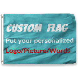 Fahne Selbst Gestalten-Personalisiert Einseitiger Druck Beidseitiger Druck Eigenes Logo/Bild/Wörter-Verschiedene Größen verfügbar-Individuelle Dekorations fahnen Für Den Innen-Und Außenbereich Angebot bei HelloDeals