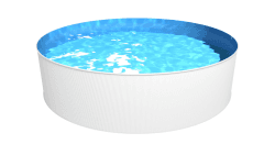 Steinbach Stahlwandpool New Splasher Secure – 011002 – Ø 350 x 90 m – Runder Pool in Weiß und blauer Innenfolie für bis zu 7.800 l Wasserinhalt – Mit Einhänge-Kartuschenfilteranlage und Leiter Blau Ø 350 x 90 cm New Splasher Secure Angebot bei HelloDeals