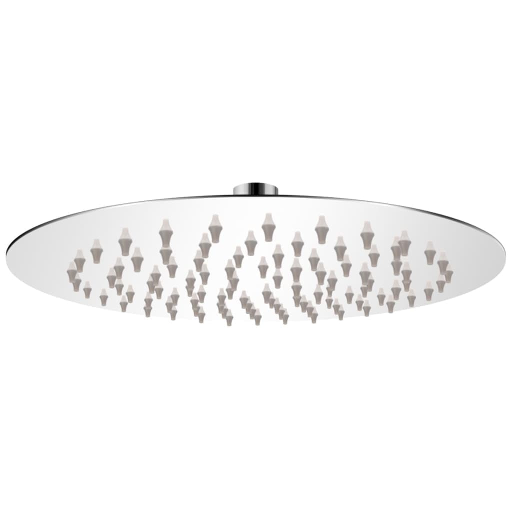 vidaXL Kopfbrause Edelstahl 20cm Regendusche Regenbrause Brausekopf Duschkopf Ø 20 cm Angebot bei HelloDeals