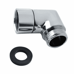 Handbrause Adapter 90 Grad, Duschschlauch Adapter, Gelenkstück Duschkopf, Winkelstück für Handbrause, Swivel Shower Head Adapter für Duschschlauch, Mit Gummidichtung(Silber) Angebot bei HelloDeals