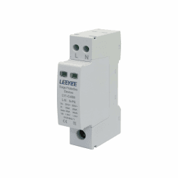 LEEYEE 1P+N Überspannungsschutz Typ 2, 20-40 kA 275 V AC, Niederspannungs-Überspannungsschutz für den Hausgebrauch, 35mm DIN-Schienenmontage Angebot bei HelloDeals