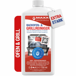 MAXXI CLEAN | Backofen & Grillreiniger - das Original | 750 ml Gel Paste | selbstarbeitender Reiniger und Fettlöser | für Backofen, Herdplatte & Grill | löst hartnäckige Verkrustungen Reiniger 750 ml (1er Pack) Angebot bei HelloDeals