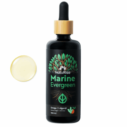 NatuRise® Omega 3 Algenöl Tropfen Vegan Hochdosiert [100ml] - Flüssiges Mikroalgen Öl mit 1884mg DHA, EPA & DPA - Laborgeprüft - Triglycerid-Form - Fischöl Alternative - UV-Glas (Blutorange & Zitrone) Blutorange + Zitrone 100 ml (1er Pack) Angebot bei HelloDeals