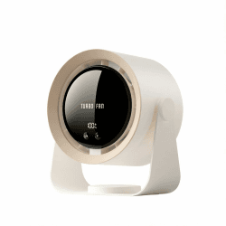 Tischventilator: USB-aufladbarer leiser Tischventilator mit 5400mAh Akku & LED-Display, stufenlose Geschwindigkeitsregelung, 90° schwenkbar & aufhängbar für Büro, Schlafzimmer, Wohnheim Khaki Angebot bei HelloDeals