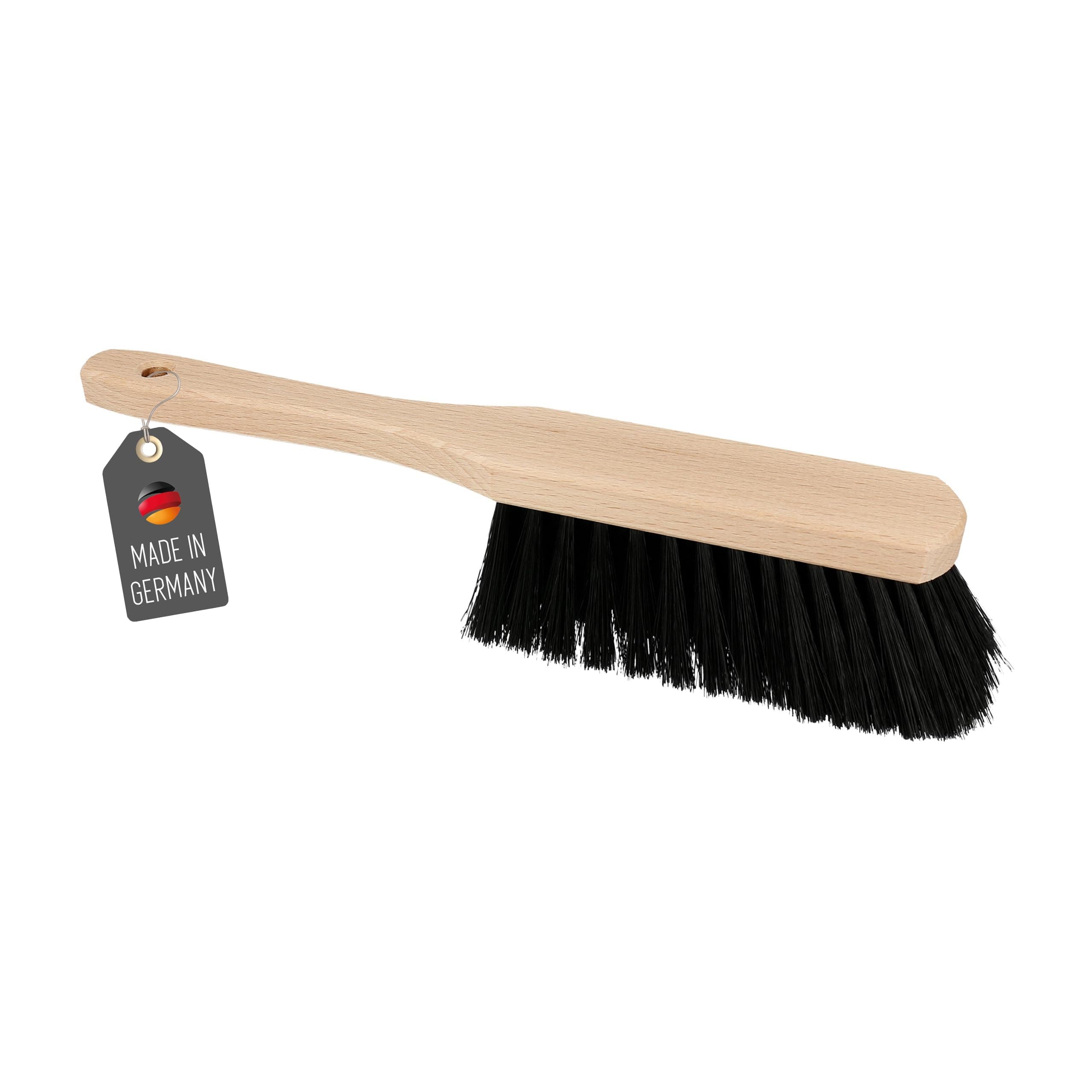 Lantelme Holz Handfeger 30cm mit Kunststoffborsten | Kehrbesen mit robusten Kunsthaar Borsten | Besen Ideal für Ecken Kanten für Zimmer Werkstatt Haushalt Auto | Handbesen Langlebig und präzise Angebot bei HelloDeals