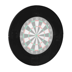 Relaxdays Dart Catchring R7, 4-teilig, Schutzring für 45 cm Dartscheibe, stabiler Wandschutz, EVA, Gesamt-Ø 72 cm Schwarz Single Angebot bei HelloDeals