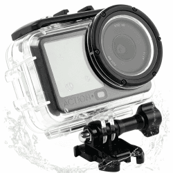 Tauchgehäuse für DJI Osmo Action 6, 60M Wasserdichtes Gehäuse Kamera Unterwasser Gehäuse Unterwassergehäuse Schutzgehäuse Zubehör für DJI Osmo Action 6 Angebot bei HelloDeals
