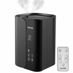 Steinborg® Luftbefeuchter 5 Liter Ultraschall Vernebler mit Fernbedienung Luftreinigungsgerät Luftreiniger Hygrometer LED-Touch-Display ultra leise leistungsstark 350ml/h Öl Aroma Fach Timer Auto-Stop Angebot bei HelloDeals