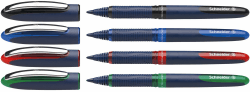 Schneider 183094 One Business Tintenroller (dokumentenecht, Strichstärke 0,6 mm, Made in Germany) 4er Pack (schwarz, blau, rot, grün) schwarz, blau, rot, grün 1 stück (4er Pack) Angebot bei HelloDeals