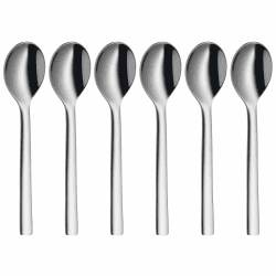 WMF Nuova Espressolöffel Set 6-teilig, 11 cm, Espresso Löffel Cromargan Edelstahl poliert, spülmaschinengeeignet Nuova – Espressolöffel 1 - confezione Angebot bei HelloDeals