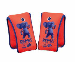 Bema 18004 - Neopren Schwimmflügel Schwimmlernhilfe für Kinder mit Doppelluftkammern und Sicherheitsventil, Schwimmhilfe für Baby, Kleinkinder von 1 bis 6 Jahren 11-30 kg Orange Einheitsgröße Single Angebot bei HelloDeals