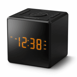 Philips TAR4500 Dual-Alarm FM Radiowecker mit USB-C-Ladeanschluss Angebot bei HelloDeals