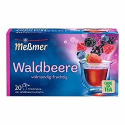 Meßmer Waldbeere | 20 Teebeutel | Vegan | Glutenfrei | Laktosefrei Waldbeere 20 Teebeutel Angebot bei HelloDeals