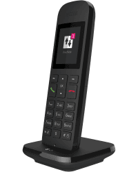Telekom Festnetztelefon schnurlos Speedphone 12 mit Farbdisplay I HD Voice für vollen Klang inkl. Freisprechen | DECT Telefon für Telekom Router Speedport Smart & Pro I strahlungsarmes IP-Telefon schwarz Angebot bei HelloDeals