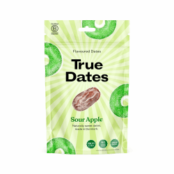 True Dates - Sour Apple | natürlich aromatisierte Datteln | Saurer Apfel-Geschmack | 100 g Green Apple 100g (1er Pack) Angebot bei HelloDeals